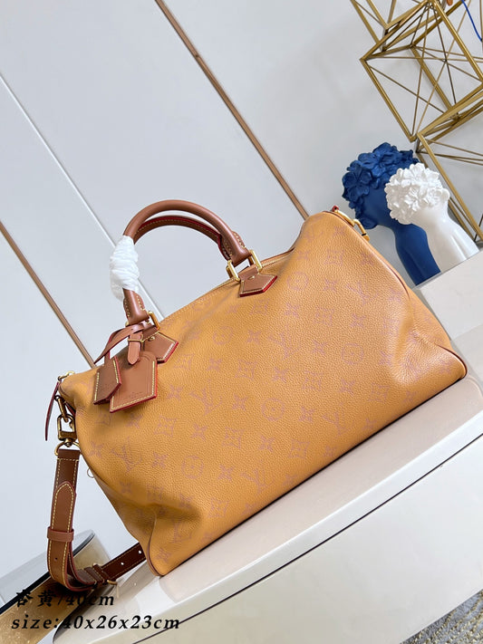 Louis Vuitton Speedy P9 Bandoulière Ocre Bags
