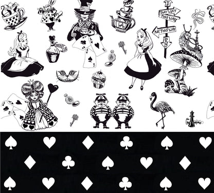 Alice in Wonderland Double Skirt Womens Sweetheart Apron