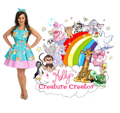 Molly's Creature Creator Womens Apron. Special Edition