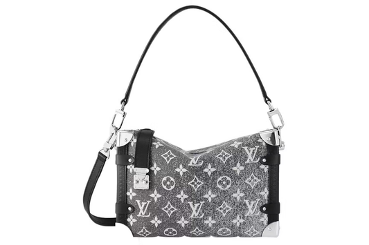 Louis Vuitton Monogram Jacquard Denim Side Trunk Gray